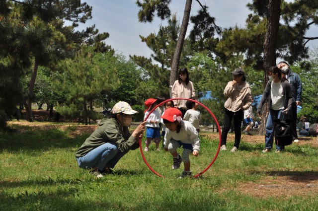 フープをくぐったら・・・
