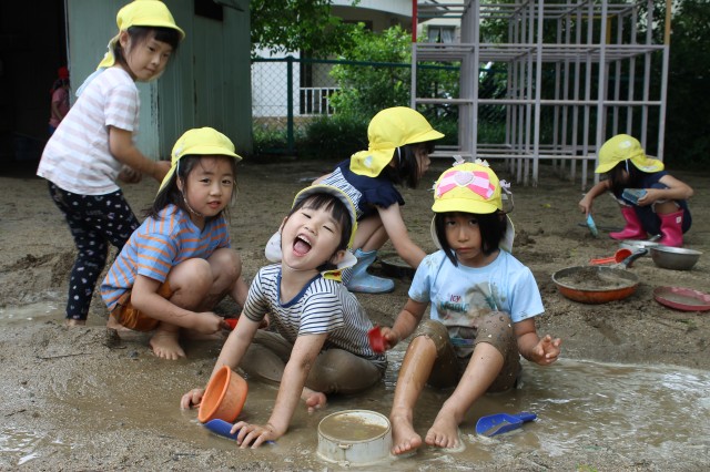 どろんこ遊び