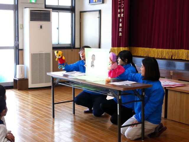 お話ししてくださいました！