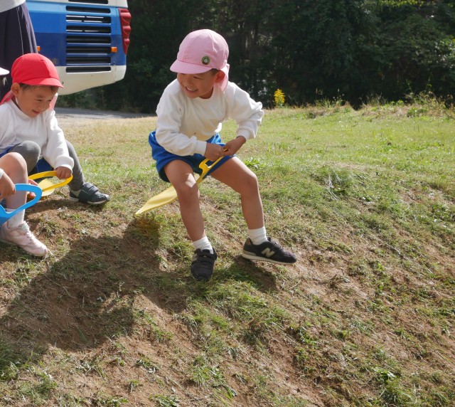 友だちと一緒に滑ろう！