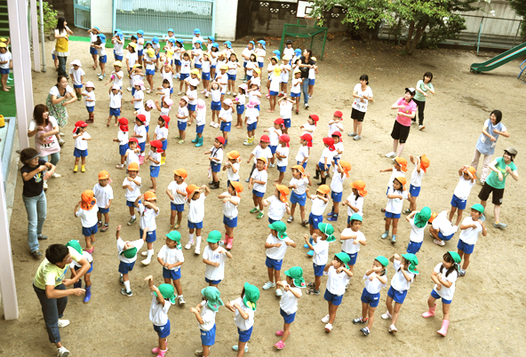 園児たちの一日