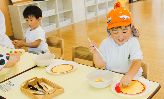 オリジナルピザを作りました！