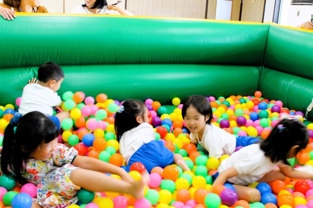 ボールで楽しい！