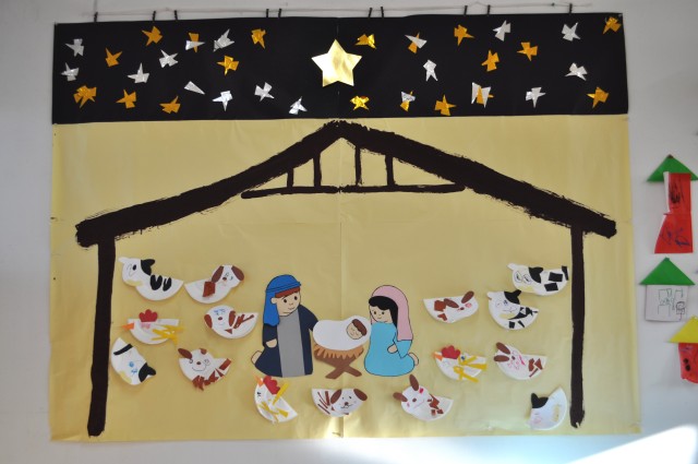 2024　ちゅうりっぷ組　ｸﾘｽﾏｽ壁面