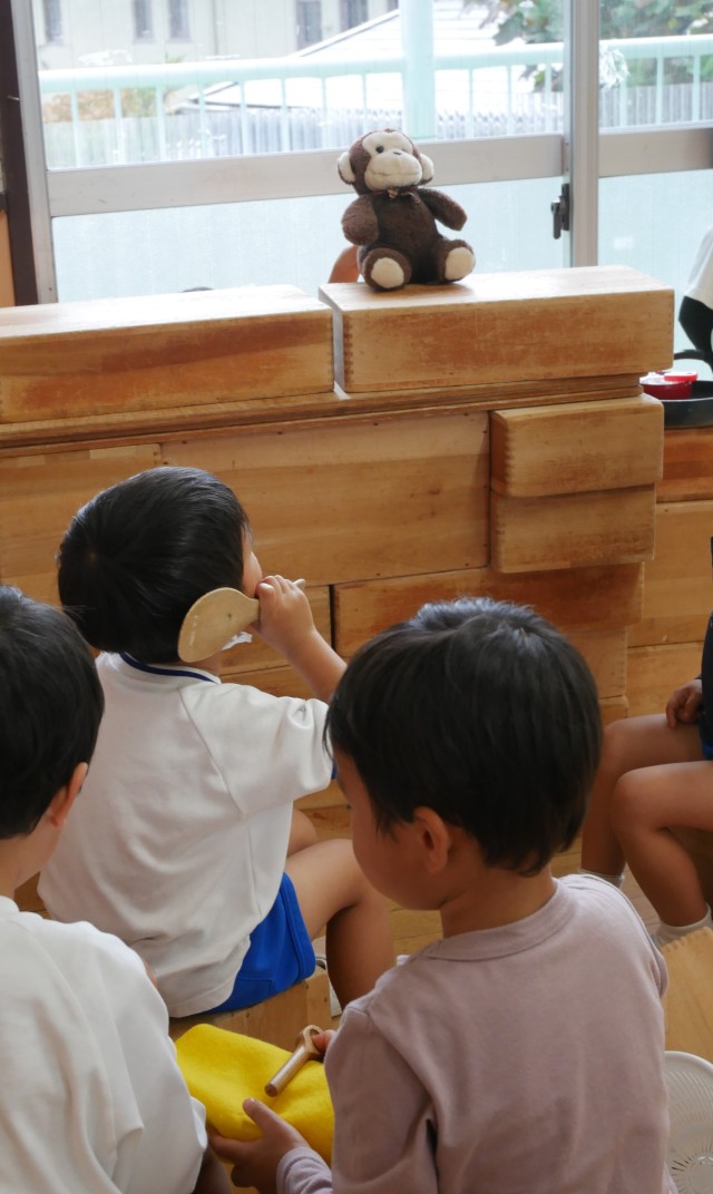 お部屋遊びでも、劇ごっこ