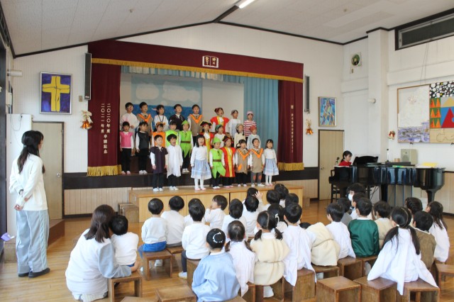 クリスマス祝会のリハーサル