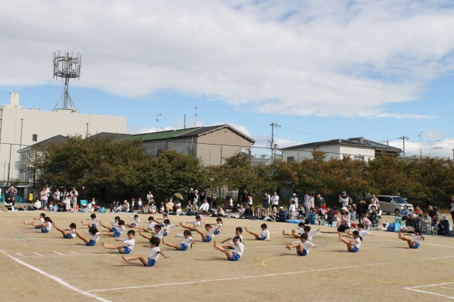 年長　組体操